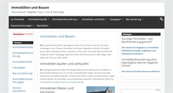 Desktop Screenshot of immobilien-und-bauen.de