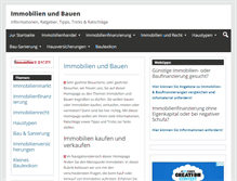 Tablet Screenshot of immobilien-und-bauen.de